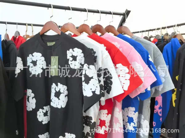 Denim Tears Floral Print White T-Shirt - 2