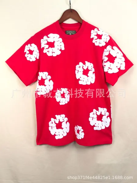 Denim Tears Floral Print White T-Shirt - 5