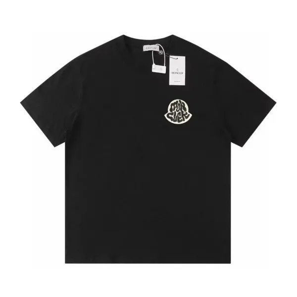Moncler Genius Moncler Grenoble Logo Patch T-Shirt Black - 1