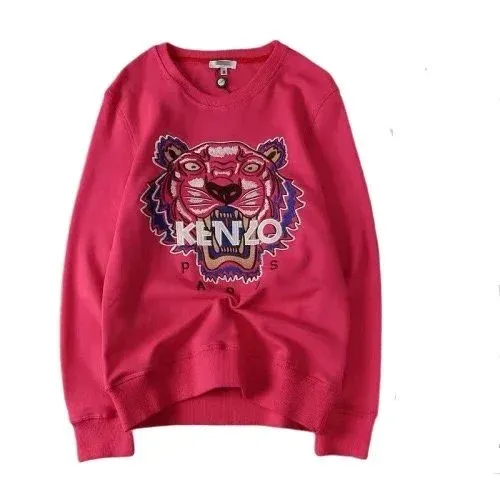 Kenzo Tiger Embroidered Sweatshirt Pink - 1