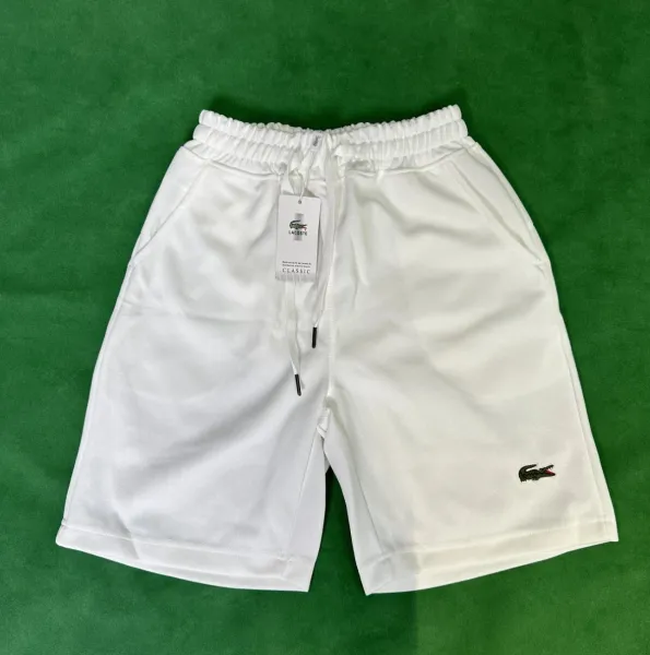 Lacoste Classic Heather Gray Sweat Shorts - 7