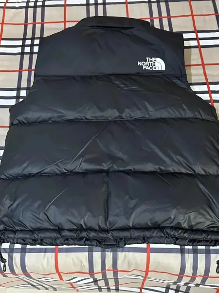 The North Face Nuptse Vest Orange/Black Down Vest - 8