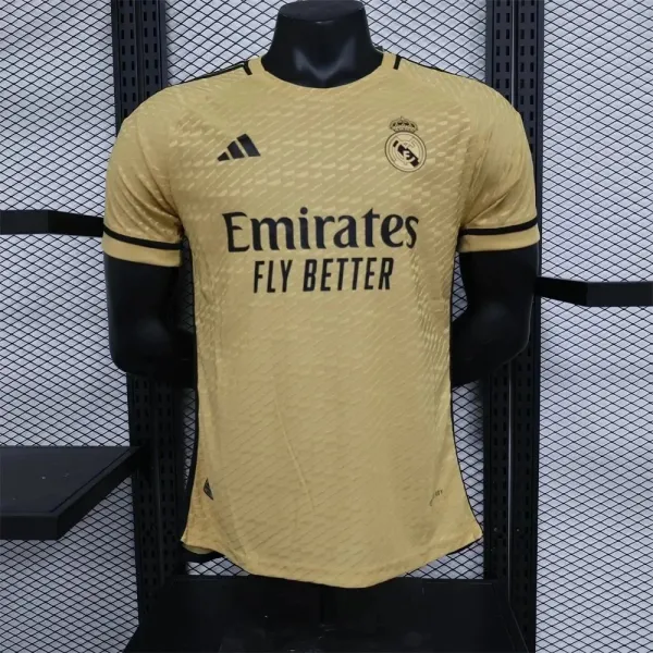 Adidas Real Madrid 2023-24 Away Jersey Gold - 1