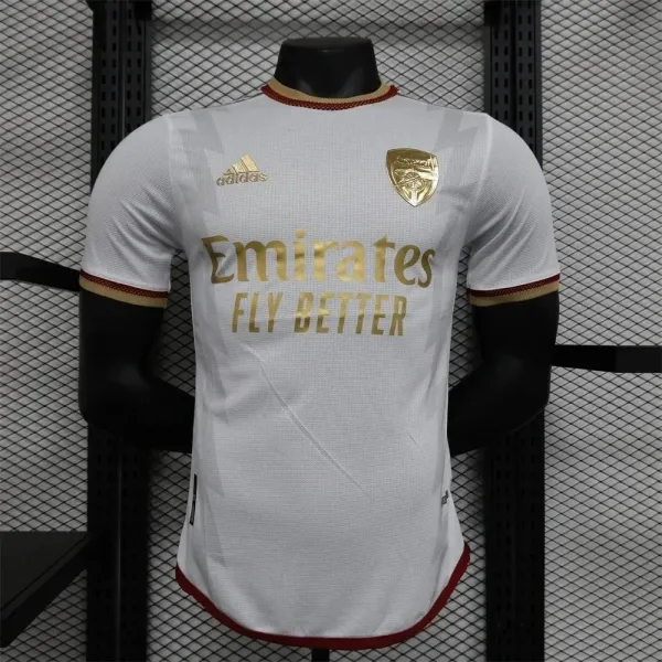 Adidas Arsenal FC 2023-24 Away Jersey White/Gold - 1