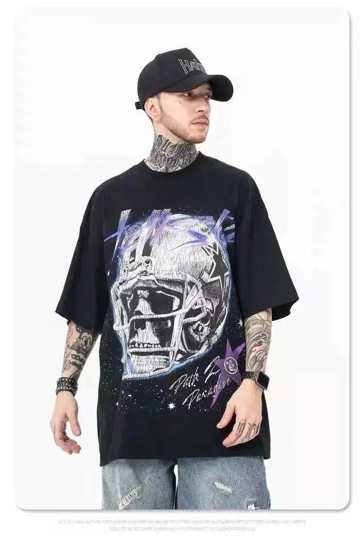 Hellstar Powered By The Stars Black Graphic T-Shirt - 9