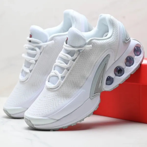 GRA Air Bubble Mesh Gray Running Shoes - 25