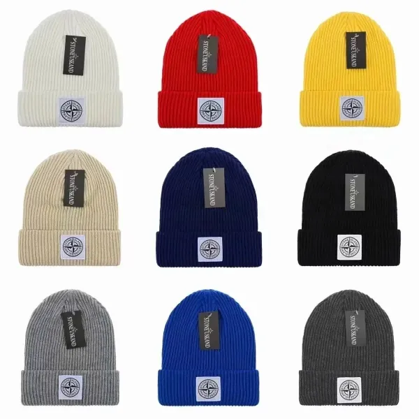 Moncler Logo Beanie Red Knit Hat - 7