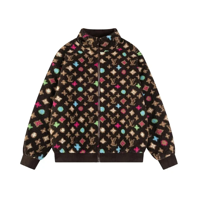 Louis Vuitton Jackets Collared zip work jacket with patch pockets product detail image 6