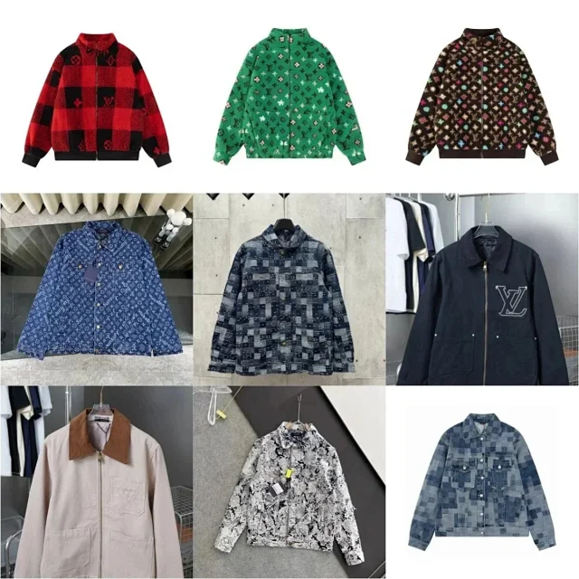 Louis Vuitton Jackets Collared zip work jacket with patch pockets product detail image 1