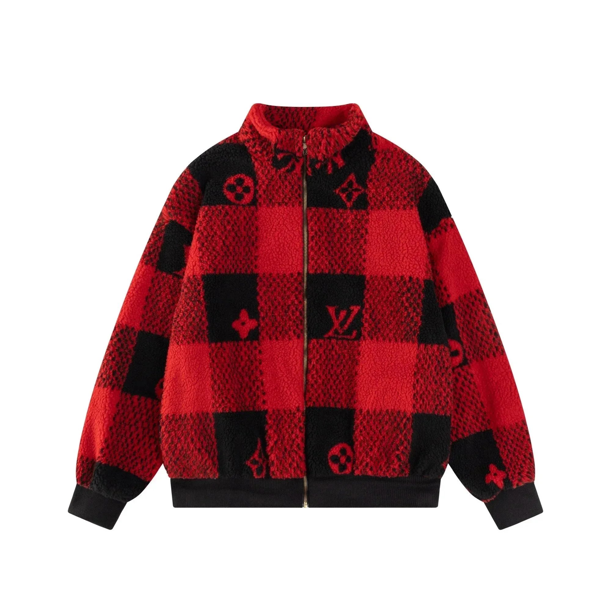 Louis Vuitton Jackets Collared zip work jacket with patch pockets — Lou-33