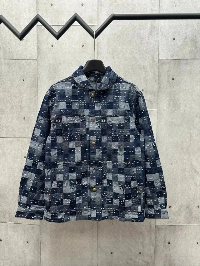 Louis Vuitton Jackets Collared zip work jacket with patch pockets product detail image 5