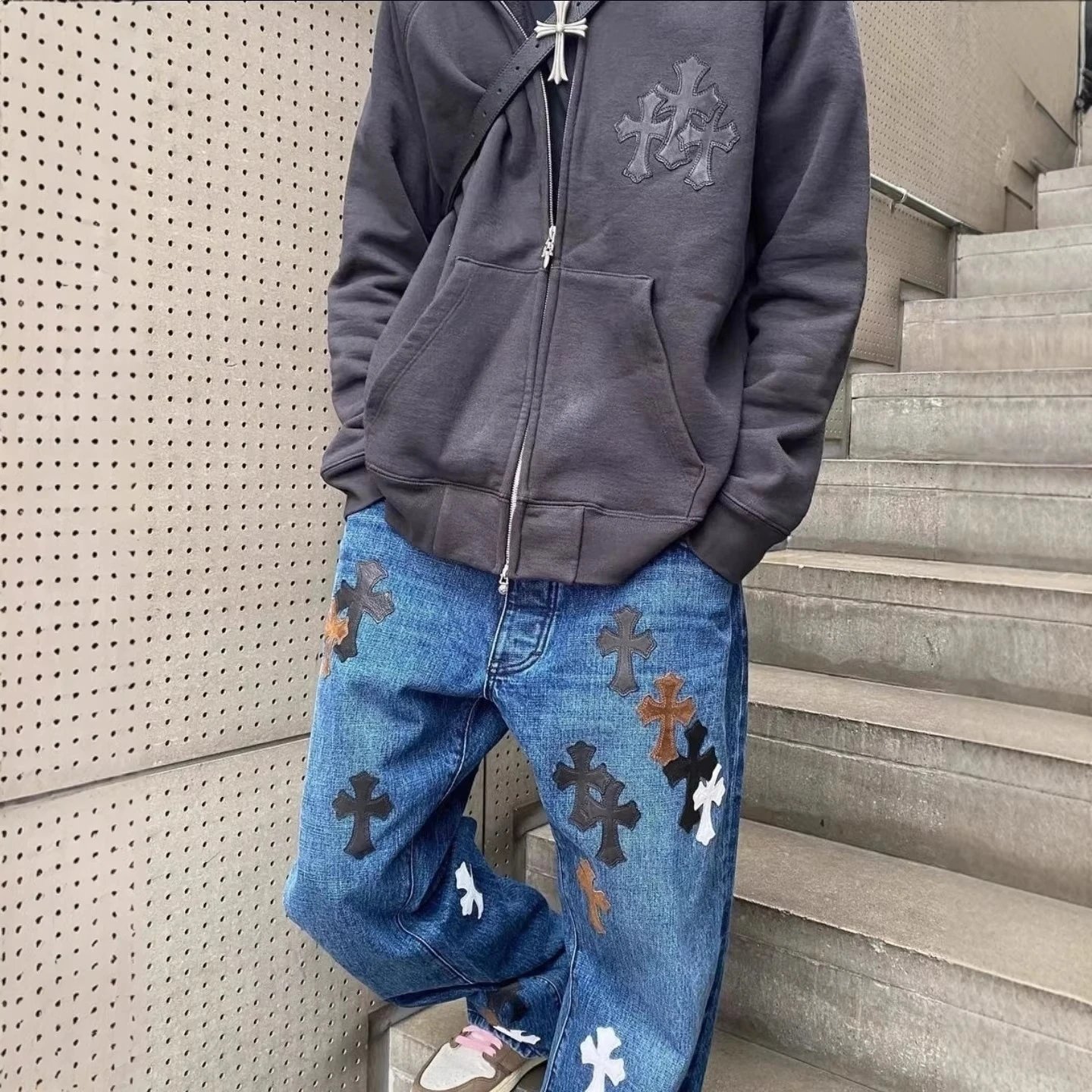 Chrome Hearts Fleece Zip Hoodie