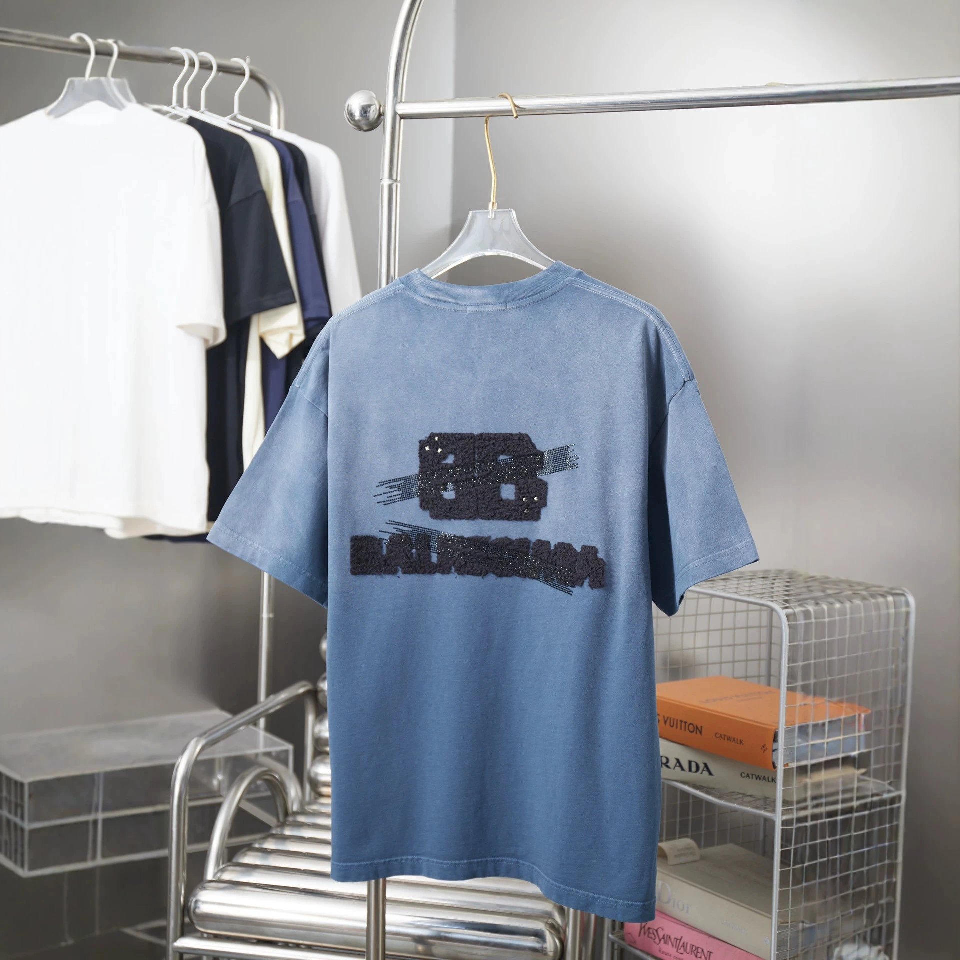 Balenciaga Rhinestone T-Shirt