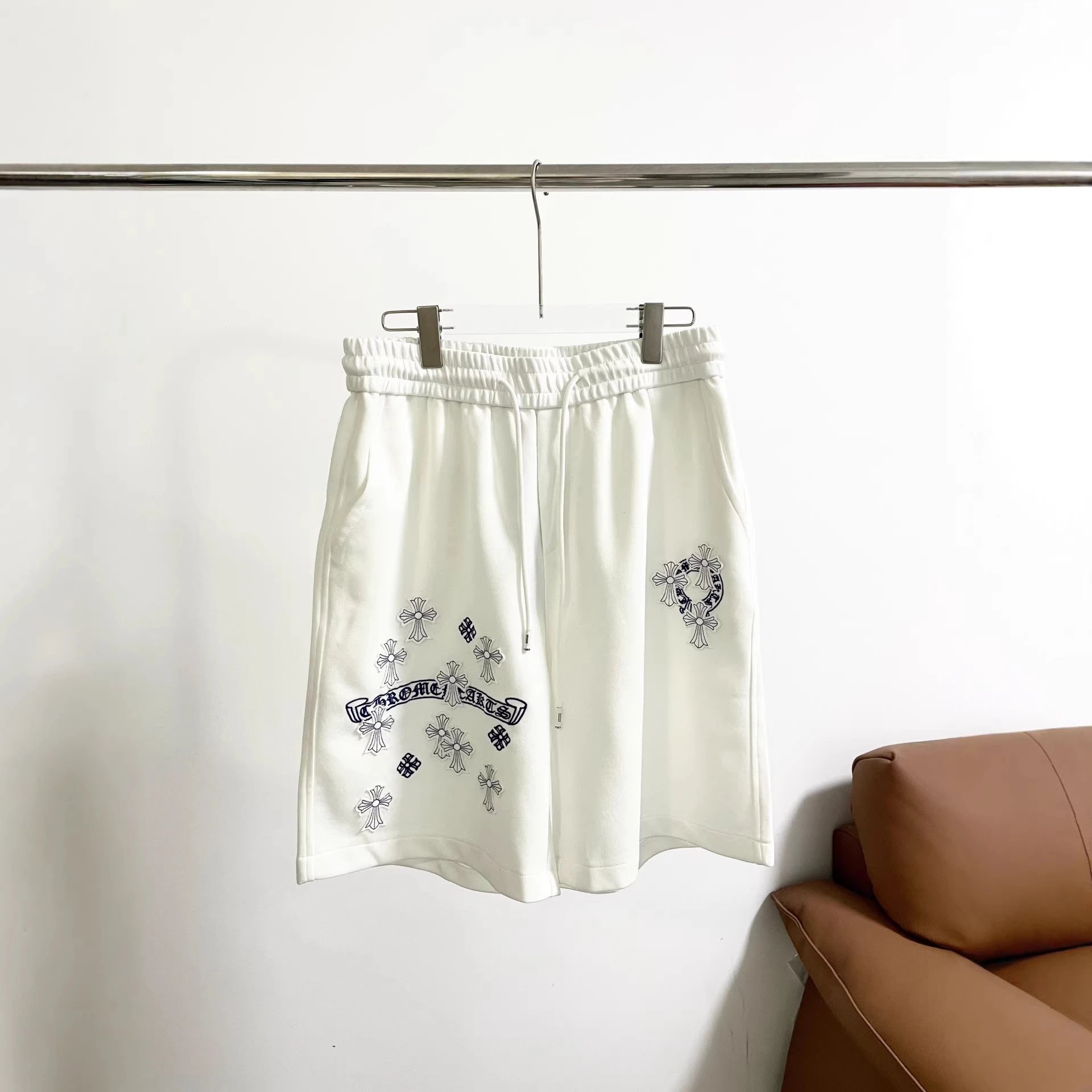 Chrome Hearts Metal Appliqué Shorts