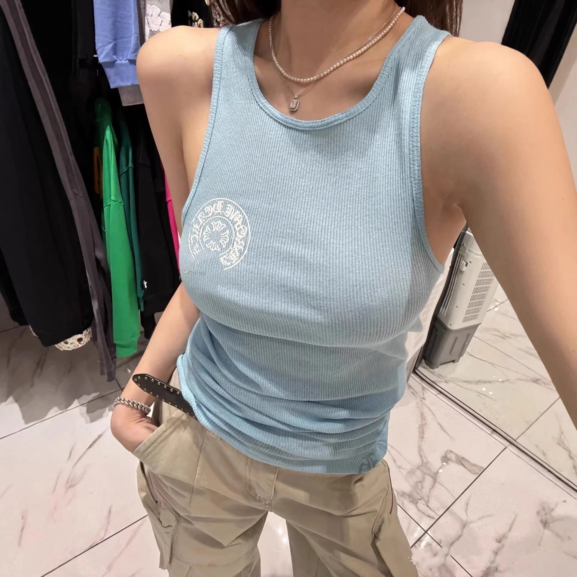 Chrome Hearts Horseshoe Print Tank Dress