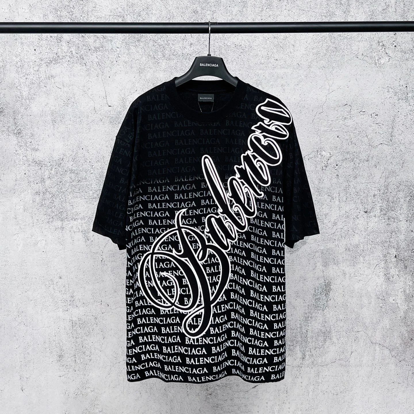 Balenciaga Gradient Letter Graphic T-Shirt