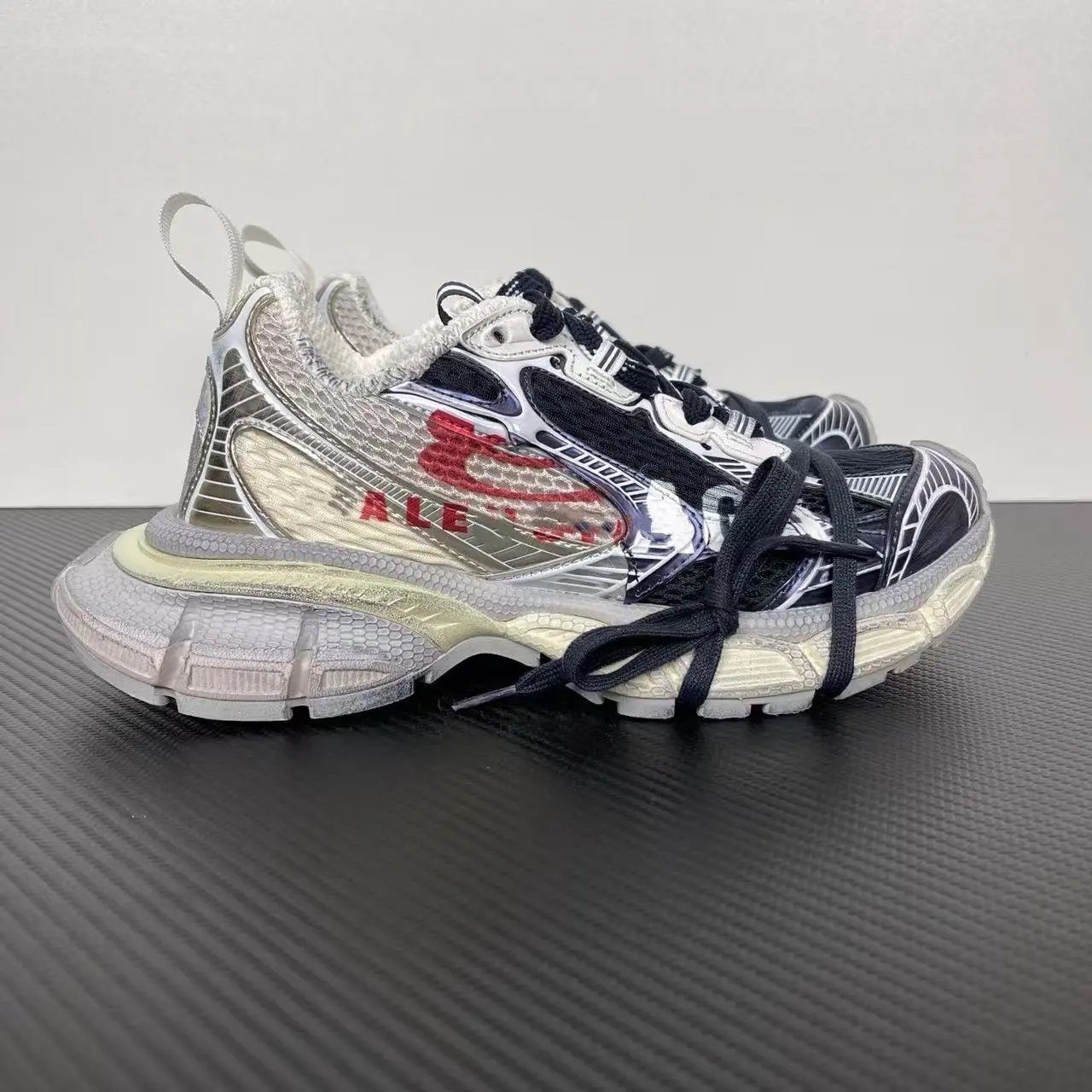 Balenciaga Lace-Up Vintage Dad Shoe