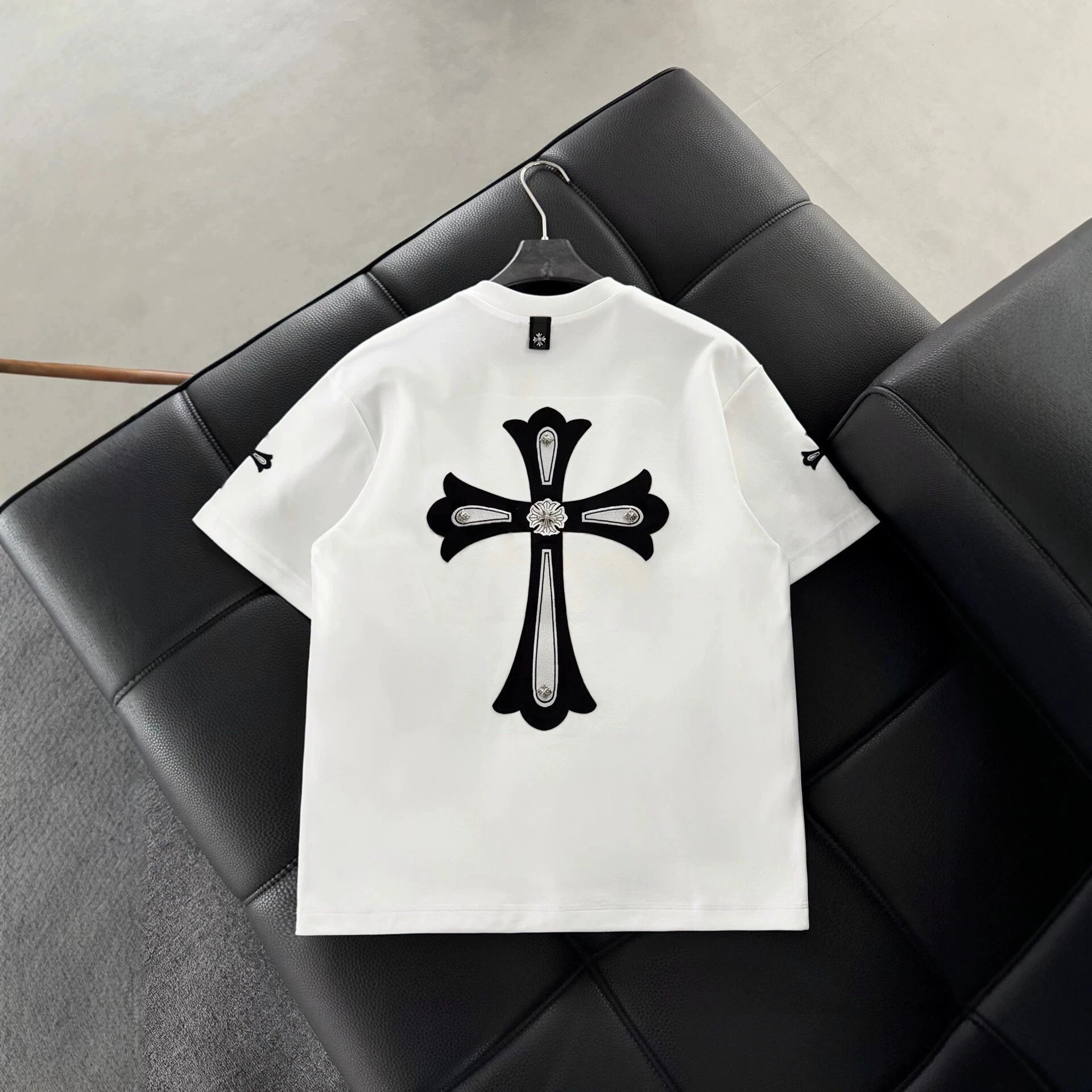 Chrome Hearts Large Cross Embroidery T-Shirt