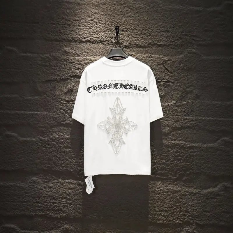 Chrome Hearts Embroidered Beaded T-Shirt