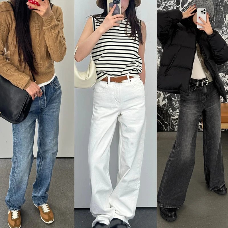 Celine High-Waist Straight Jeans