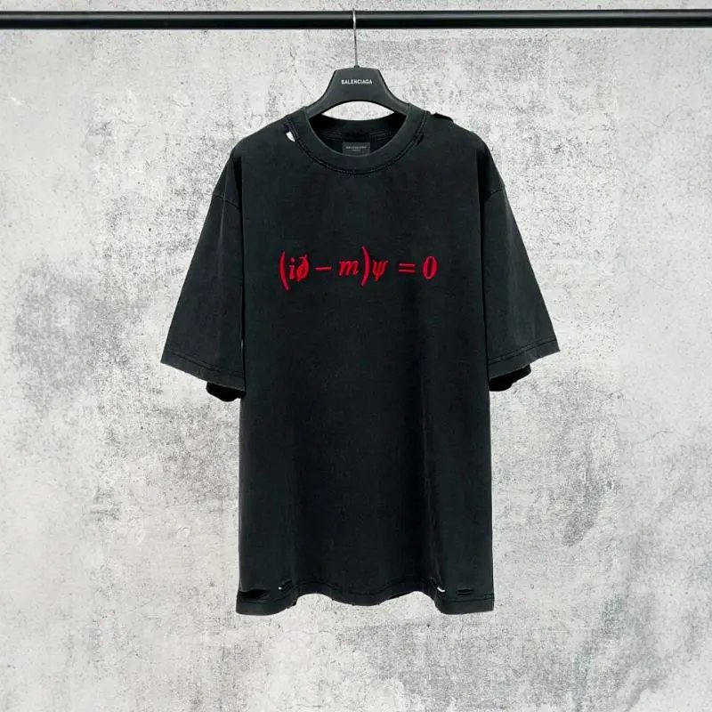 Balenciaga Embroidered Washed T-Shirt