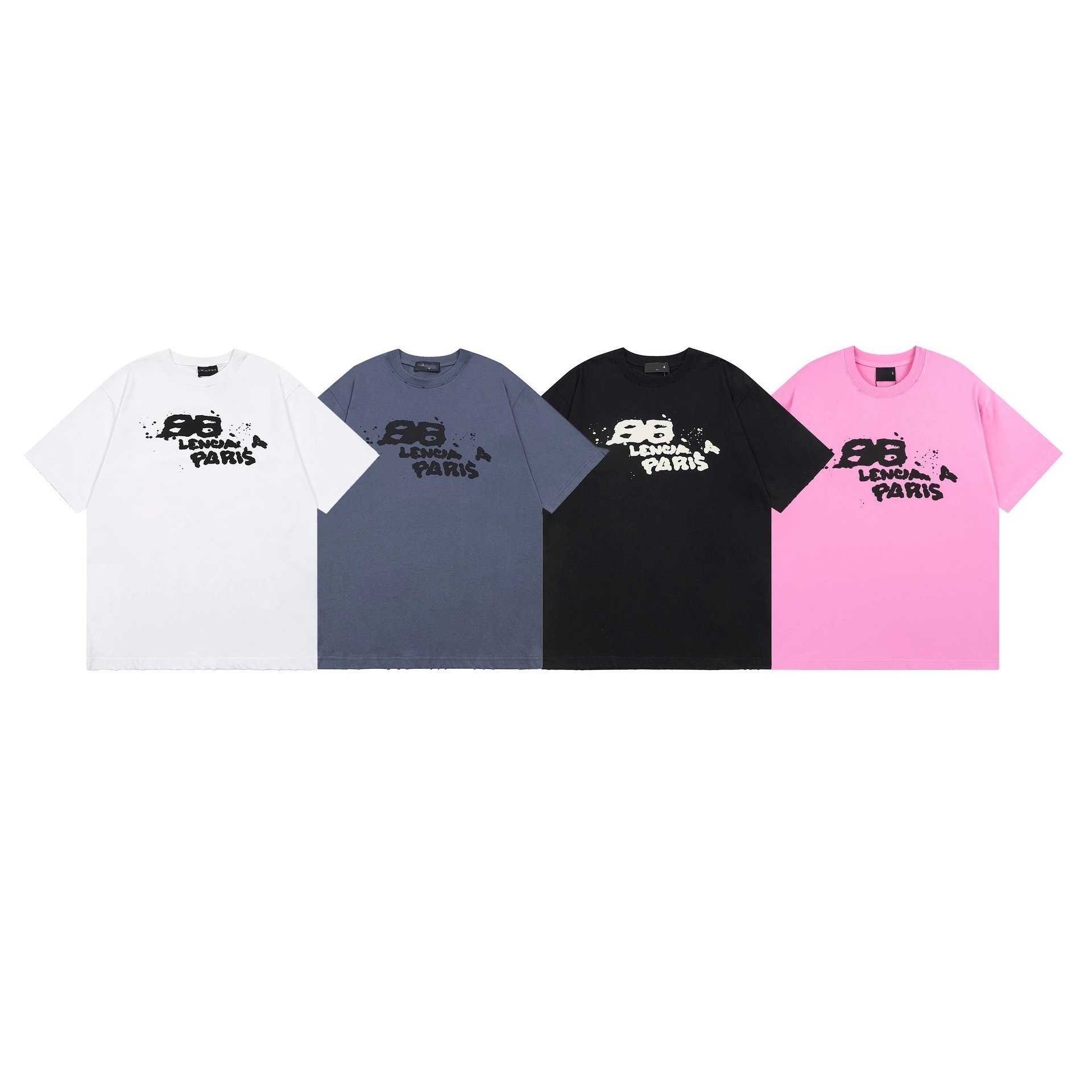 Balenciaga BB Hand-Drawn Logo T-Shirt