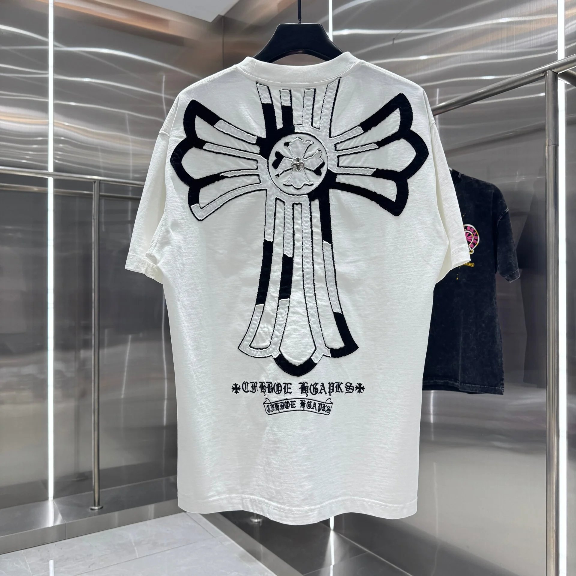 CH Appliqué Embroidered T-Shirt