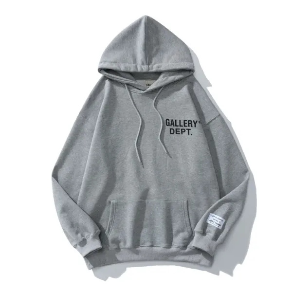 Gallery Dept. Reverse Print Hoodie Brown - 12