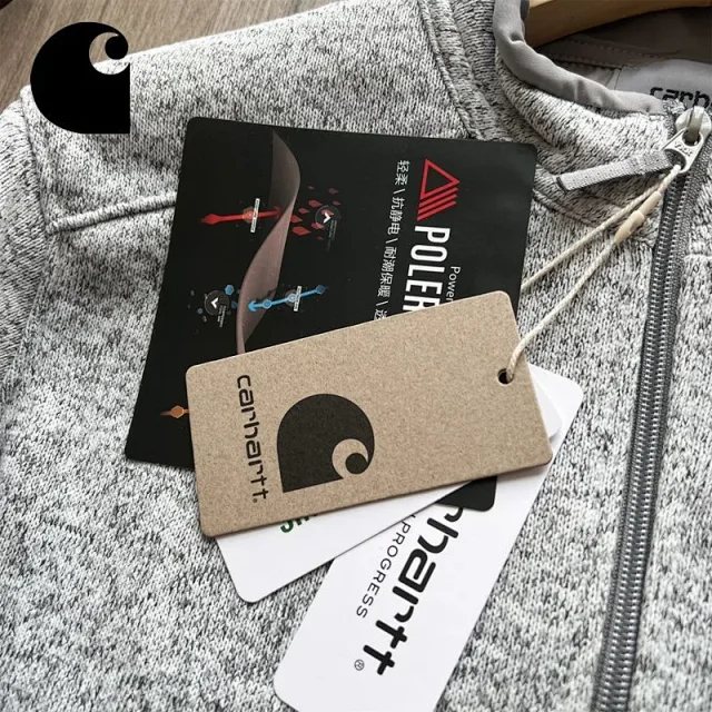 Carhartt Jackets Full-Zip Fleece Jacket with Stand Collar product detail image 10