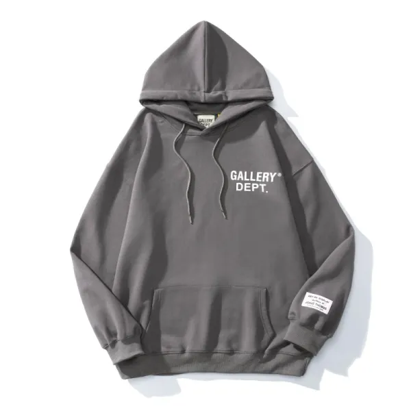 Gallery Dept. Reverse Print Hoodie Brown - 13