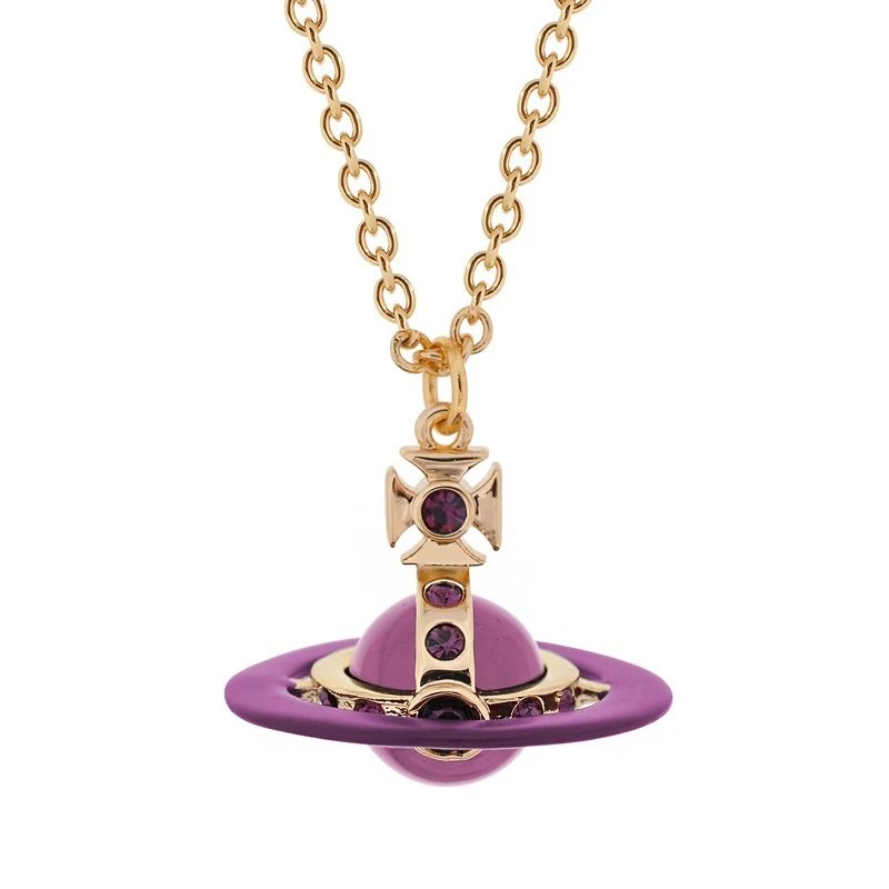 Vivienne Westwood Saturn Ring Necklace