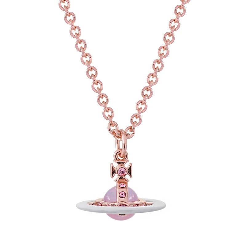 Vivienne Westwood Saturn Ring Necklace 10
