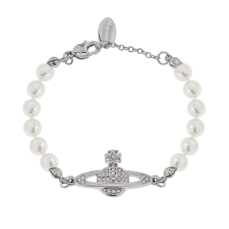 Pearl Saturn Bracelet (silver)