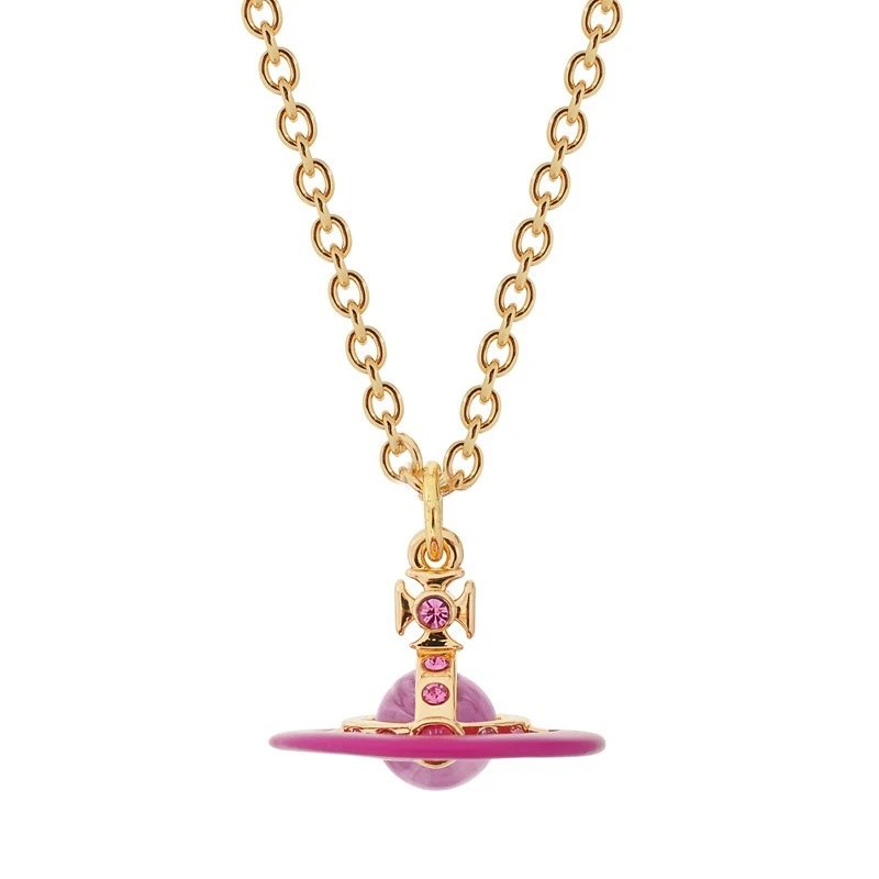 Vivienne Westwood Saturn Ring Necklace 8
