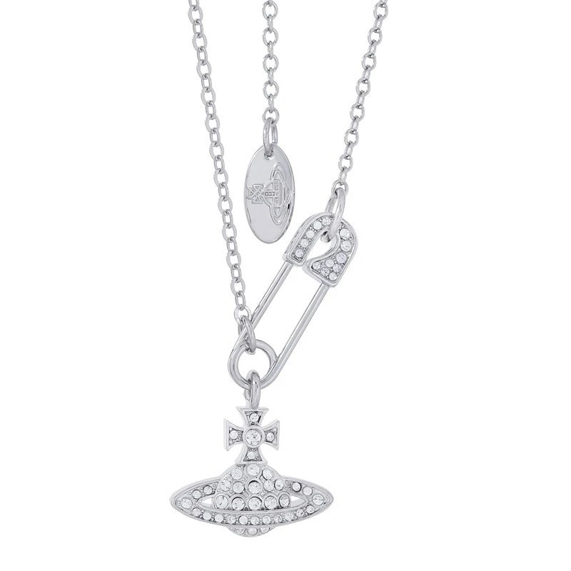 Honeycomb Chain Necklace (silver)