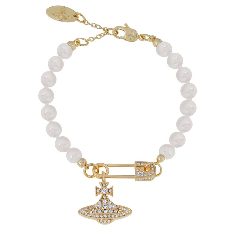 Honeycomb Pin Bracelet (Gold)