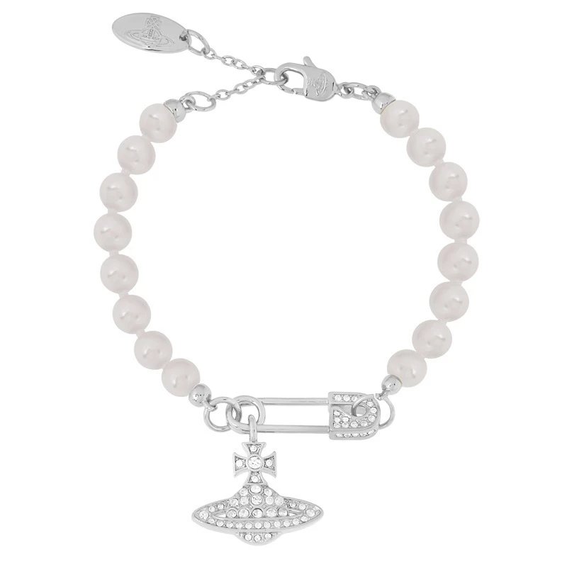 Honeycomb pin bracelet (silver)