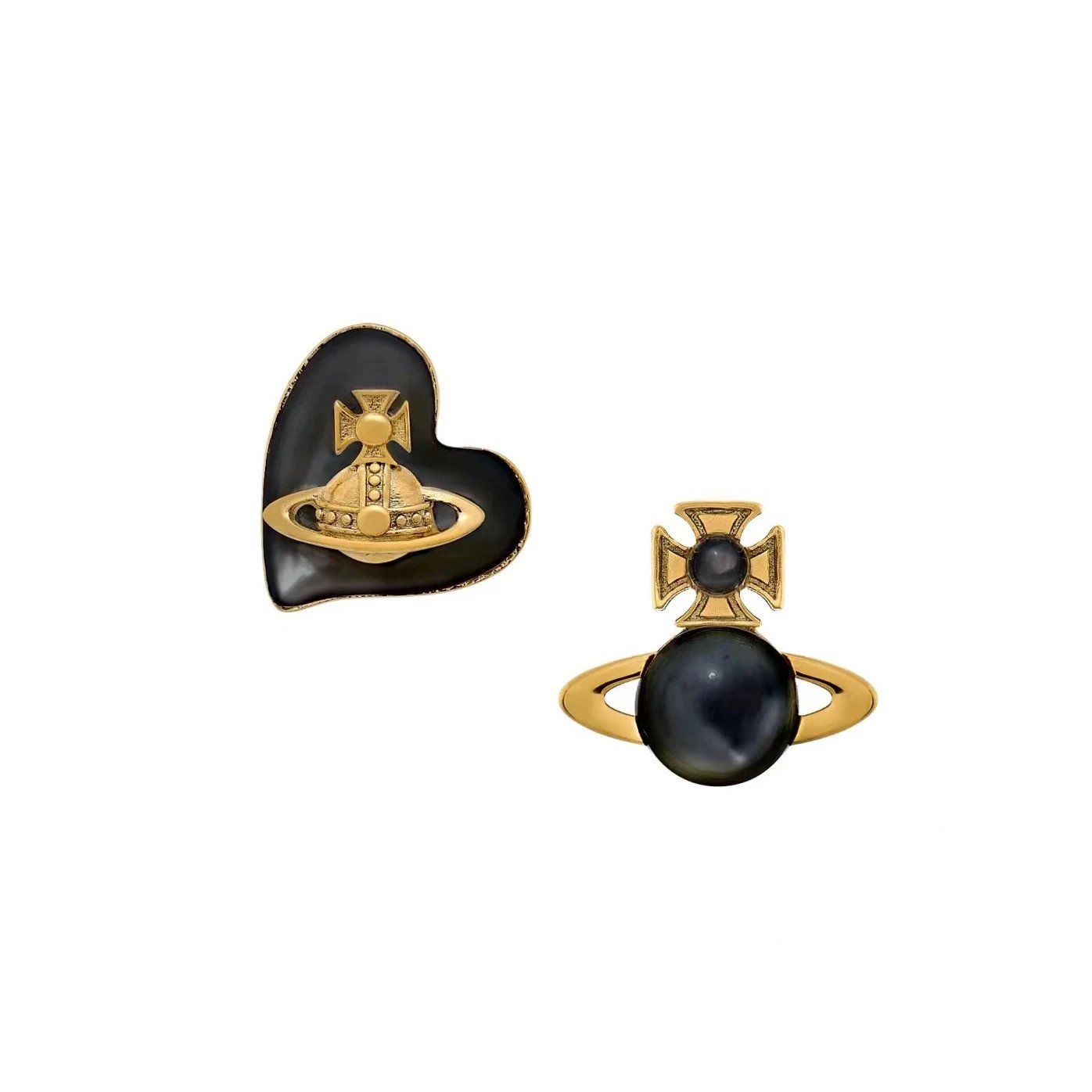 Vivienne Westwood Heart Earrings 3