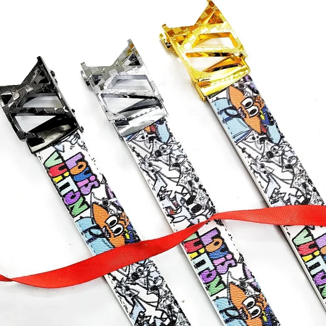Louis Vuitton Belts Automatic Ratchet Buckle Printed Belt product detail image 2