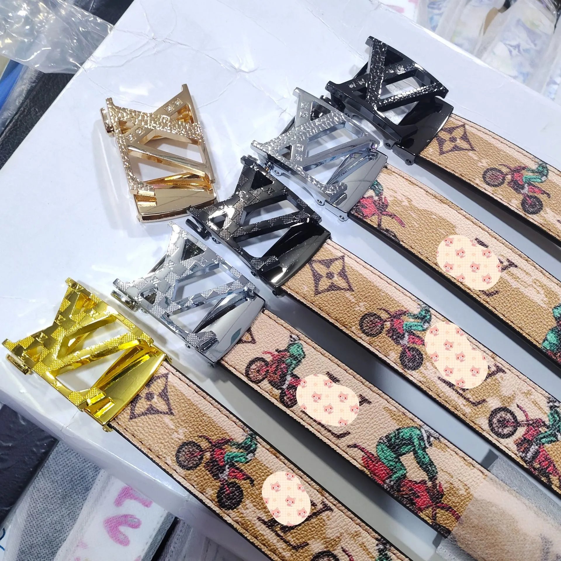 3款式120长扣头混搭