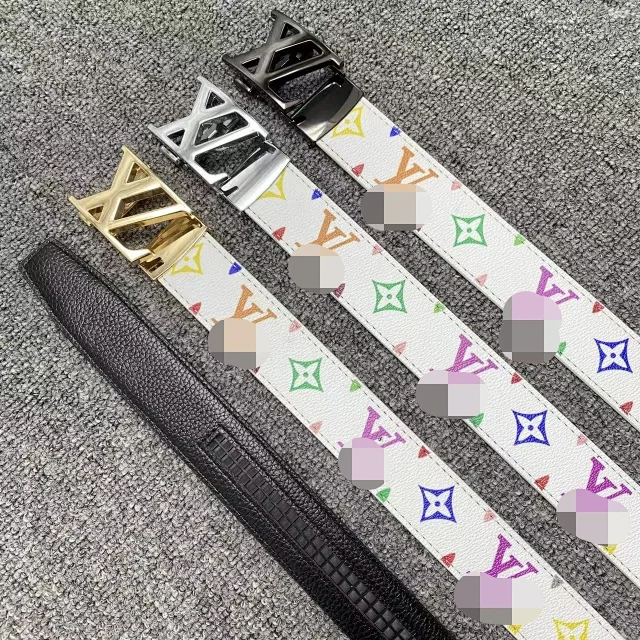Louis Vuitton Belts Automatic Ratchet Buckle Printed Belt product detail image 7