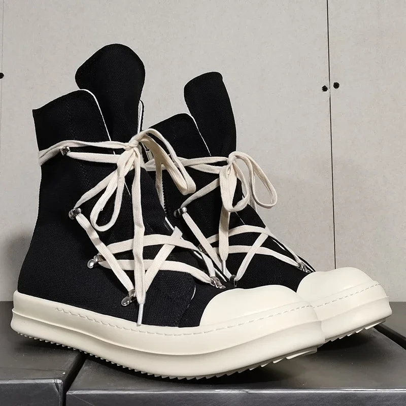 Cloth shoes, sneakers, white high-top mens five-pointed star canvas shoes, summer thick-soled casual lace-up womens shoes, rivets 2024*No quality problems, no returns without reason(pic6) Cloth shoes, sneakers, white high-top men's five-pointed star canvas shoes, summer thick-soled casual lace-up women's shoes, rivets 2024*No quality problems, no returns without reason