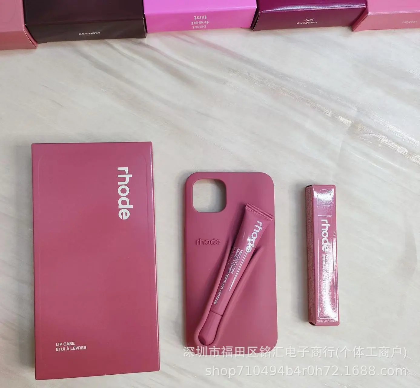 Rhode Lip Case Pink Phone Accessory - 3