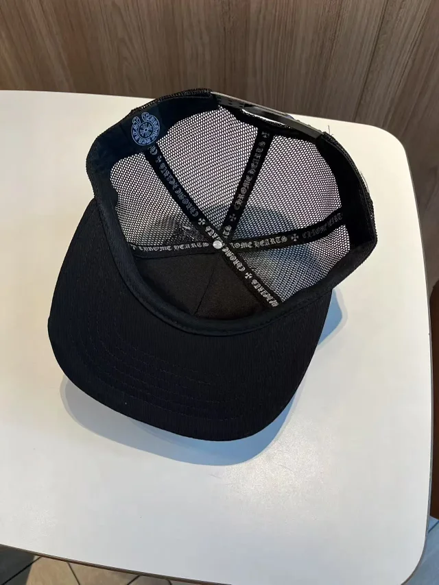 Chrome Hearts Hats Embroidered Logo Patch Mesh Trucker Cap product detail image 11