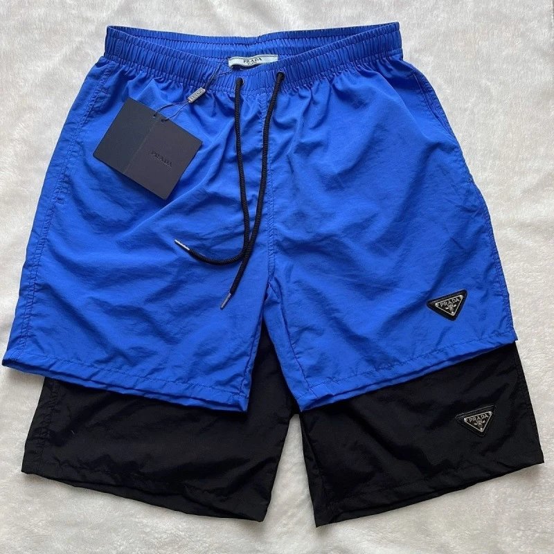 Prada Triangle Logo Swim Short