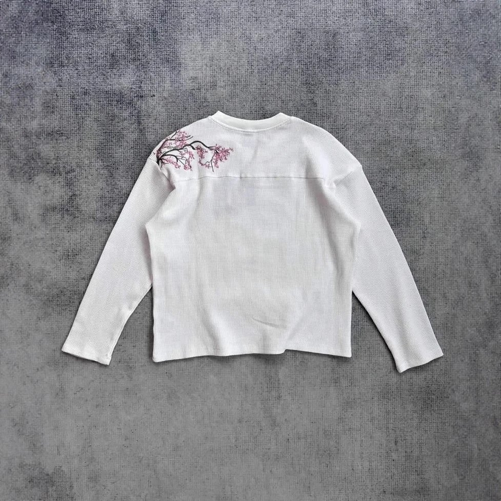 Cherry Blossom Embroidered Lon