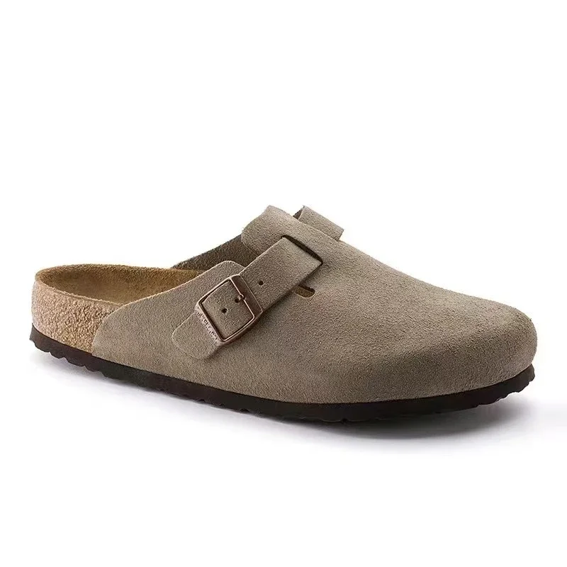 Sandals Baotou Fishing Slippers Cork Shoes Outerwear Half Shoes Cowhide Summer Mens and Womens Thick Sole Genuine Leather *No quality issues and cannot be returned without reason(pic16) Sandals Baotou Fishing Slippers Cork Shoes Outerwear Half Shoes Cowhide Summer Men's and Women's Thick Sole Genuine Leather *No quality issues and cannot be returned without reason