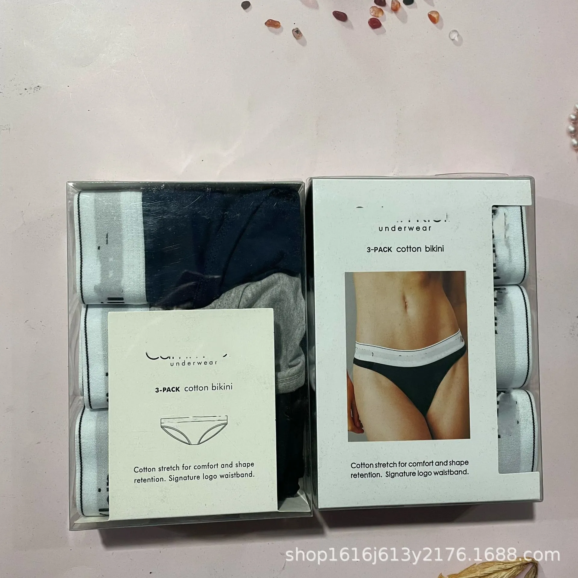 Guess the fast selling 3 letter C headlines wide-brimmed underwear briefs nibbling on the mid-waist You Tongchao brand pure cotton women's gift box *no quality problems, no reason to return