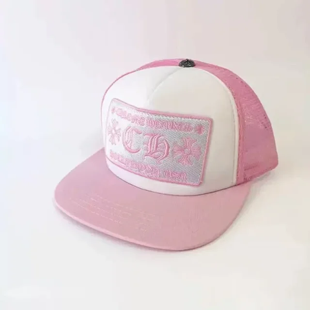 Chrome Hearts Hats Embroidered Logo Patch Mesh Trucker Cap product detail image 12
