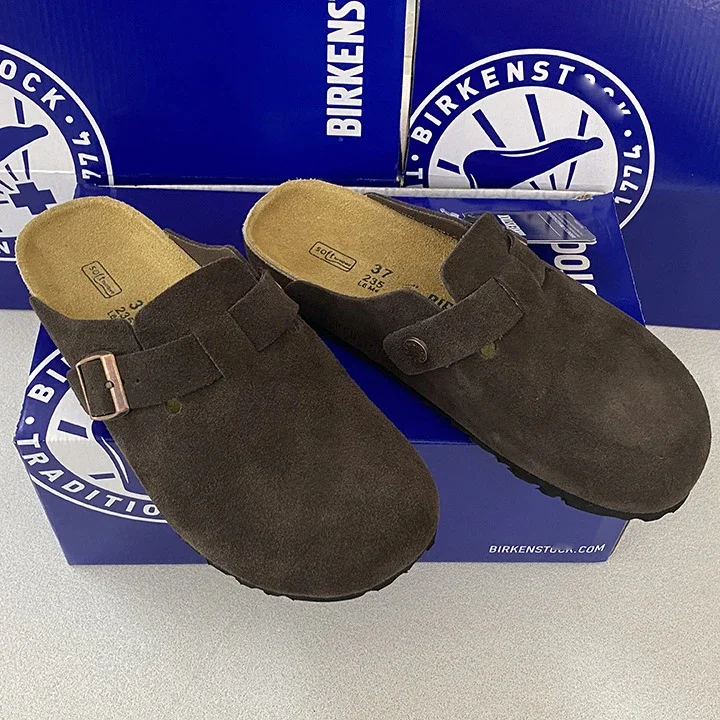 Sandals Baotou Fishing Slippers Cork Shoes Outerwear Half Shoes Cowhide Summer Mens and Womens Thick Sole Genuine Leather *No quality issues and cannot be returned without reason(pic9) Sandals Baotou Fishing Slippers Cork Shoes Outerwear Half Shoes Cowhide Summer Men's and Women's Thick Sole Genuine Leather *No quality issues and cannot be returned without reason